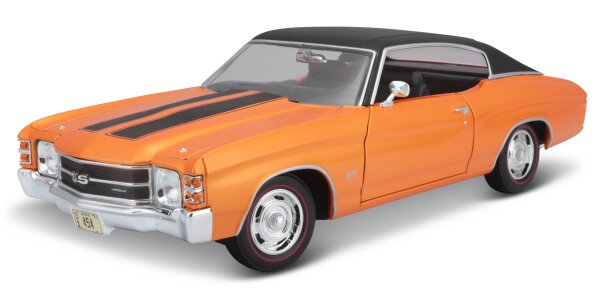 Chevrolet Chevelle Sportcoupé 1971 orange 1/18 Modellauto von Maisto