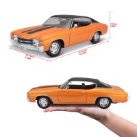 Chevrolet Chevelle Sportcoupé 1971 orange 1/18 Modellauto von Maisto