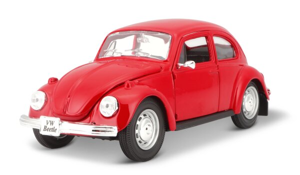 Volkswagen Käfer 1/24 rot Modellauto von Maisto detailgetreu lizenziert