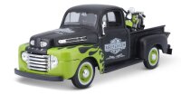 Ford F-1 Pick-Up 1948 Harley Davidson Modellauto 1:24...