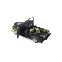 Ford F-1 Pick-Up 1948 Harley Davidson Modellauto 1:24 schwarz von Maisto