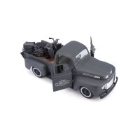 1948 Ford F-1 Pickup Harley Davidson 1/24 Gray Model Car...