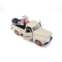 Chevrolet 3100 Pick-Up Harley Davidson 1/24 Modellauto beige von Maisto