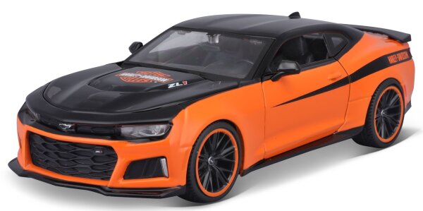 Chevrolet Camaro 2017 Harley Davidson 1/24 Modellauto orange von Maisto