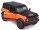 Ford Bronco Badlands 1/24 Model Car in Orange Harley Davidson Design