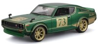 Nissan Skyline 2000GT-R 1973 1/24 Modellauto grün...
