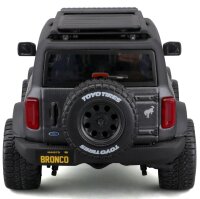Maisto Ford Bronco Badlands 2021 1/24 Gray Detailed Model...