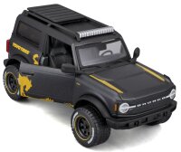 Maisto Ford Bronco Badlands 2021 1/24 Gray Detailed Model Car