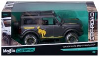 Maisto Ford Bronco Badlands 2021 1/24 Gray Detailed Model Car