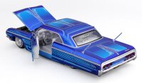Chevrolet Impala 1964 Lowrider 1/24 Blue Detailed Model by Maisto