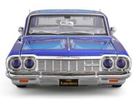Chevrolet Impala 1964 Lowrider 1/24 Blue Detailed Model by Maisto