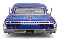 Chevrolet Impala 1964 Lowrider 1/24 Blue Detailed Model by Maisto
