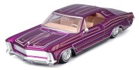 Buick Riviera 1965 Lowrider 1/24 violett detailgetreues...
