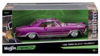 Buick Riviera 1965 Lowrider 1/24 violett detailgetreues Modellauto von Maisto