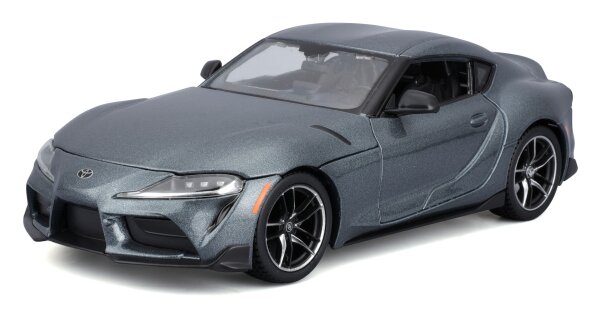 Toyota Supra GR 1/24 grau Modellauto von Maisto detailgetreu lizenziert