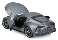 Toyota Supra GR 1/24 Gray Model Car by Maisto Licensed...
