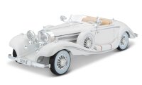 Mercedes Benz 500K Maharadscha 1936 1/18 Modellauto Weiss...