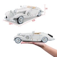 Mercedes Benz 500K Maharaja 1936 1/18 Model Car White by...