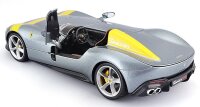 Ferrari Monza SP1 1/24 Kit Silver Metal Model with 2...
