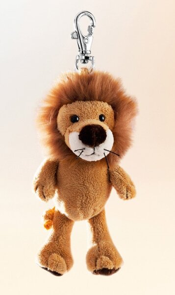 Cute Kumba Lion Plush Keychain with Carabiner by Schaffer