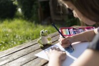 Cute Frog Quark Plush Keychain with Carabiner by MJSS