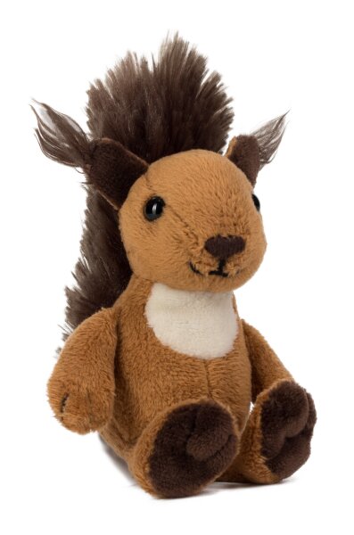 Niedliches Eichhörnchen Luzy Magnet-Plüschtier von Schaffer für Kinder