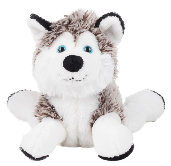 Niedlicher Plüsch-Husky 24cm von Schaffer - Hochwertiges Plüschtier