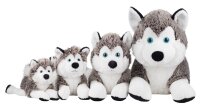 Niedlicher Plüsch-Husky 24cm von Schaffer - Hochwertiges Plüschtier