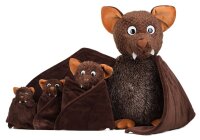 Niedliche Plüschfledermaus Dragomir 11cm von Schaffer - Hochwertiges Spielzeug