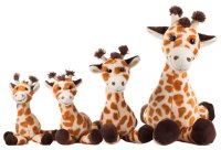 Niedliche 18cm Giraffe Bahati Plüschtier von Schaffer für Kinder