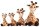 Niedliche 18cm Giraffe Bahati Plüschtier von Schaffer für Kinder