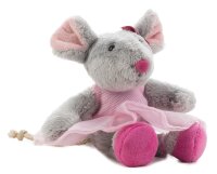 Niedliche 16cm Plüsch-Ballet-Maus von Schaffer -...