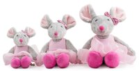 Niedliche 16cm Plüsch-Ballet-Maus von Schaffer - Hochwertiges Spielzeug