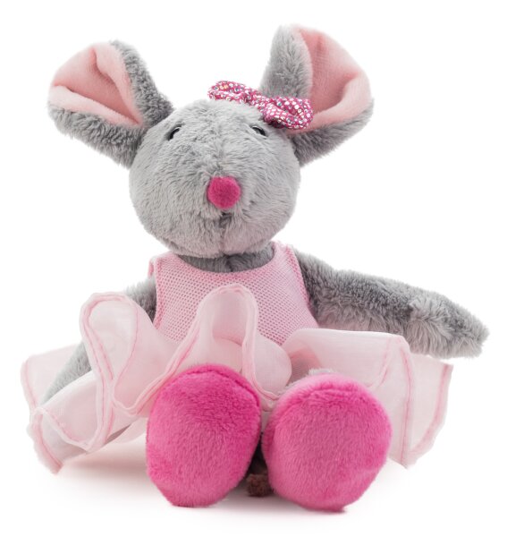 Niedliche 22cm Plüschtier Ballet-Maus von Schaffer für Kinder