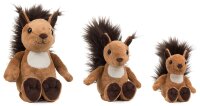 Niedliches Plüschtier Eichhörnchen Luzy 18cm von Schaffer für Kinder