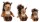 Niedliches Plüschtier Eichhörnchen Luzy 32cm von Schaffer für Kinder