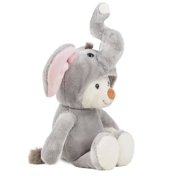 Niedlicher rosa Teddyfant 27cm - Hochwertiges Plüschtier von Schaffer