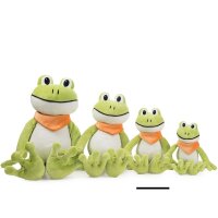 Niedlicher Plüschfrosch Quark 21cm von Schaffer - Hochwertiges Spielzeug