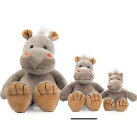 Niedliches Plüschtier Nilpferd Lola 21cm von Schaffer für Kinder