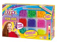Loops Fun Box mit 900 Craze Loops in 14 Farben und...