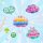 Fluffy Mellow Zipbag 10g - Dehnbare Spielmasse in bunten Farben, glutenfrei