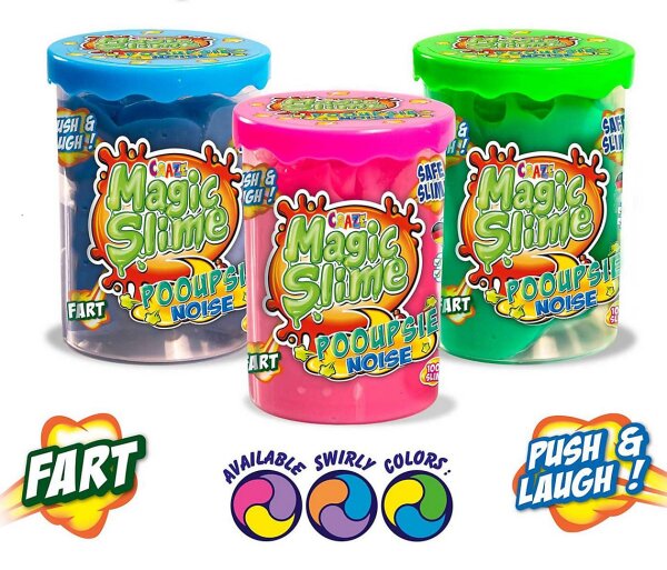 Pooupsie Magic Slime mit Furzgeräuschen für Kinder - Lustiger Scherzartikel