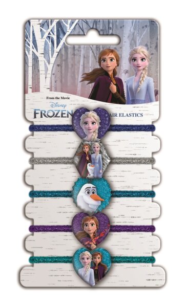 Haargummis Frozen 2 von CRAZE für kreative Frisuren und Spaß