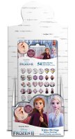 Klebe-Ohrringe Frozen 2 mit Glitzer - 54 coole Sticker für Kinder