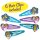 Glitzernde Galupy Unicorn Haarspangen im 6er Set in 3 Farben