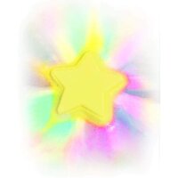 Inkee Foamy Star Bath Bomb with Blueberry Scent in Yellow...