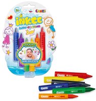 Inkee Bade-Malstifte 6er-Set für kreative Badewannen-Malerei