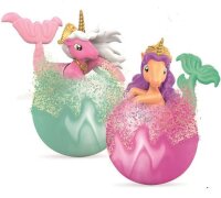 Inkee Überraschungs-Badekugel Galupy Mermaid mit 6 Sammelfiguren