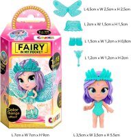 Fairy in my Pocket Sammelfiguren 18 Feen in 3 Familien mit Spezialeffekten