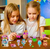 Fairy in my Pocket Sammelfiguren 18 Feen in 3 Familien mit Spezialeffekten